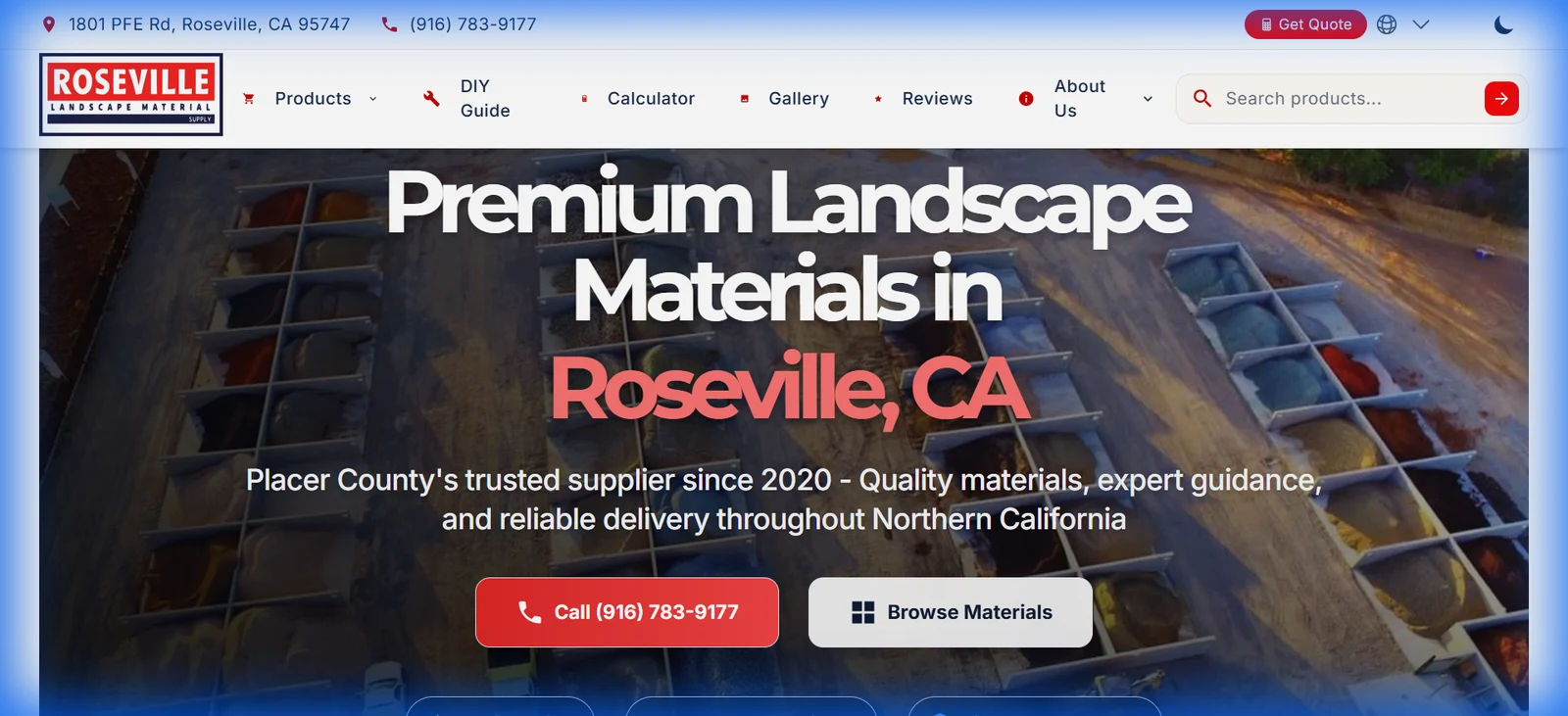 Roseville Landscape Material Supply — local SEO rank #1